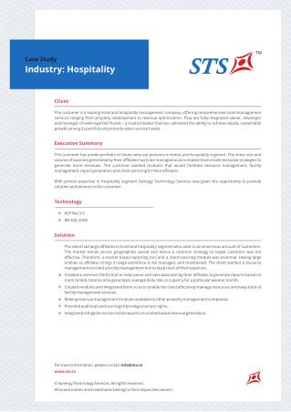 Hospitality Operation Management Case Study