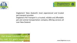 Pet import services