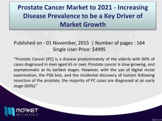 Key Factors for Prostate Cancer(PC) Market Growth 2021