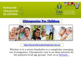 chiropractor for children