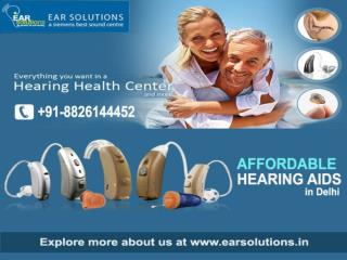 Discount on hearing aid price in Delhi - EAR Solutions