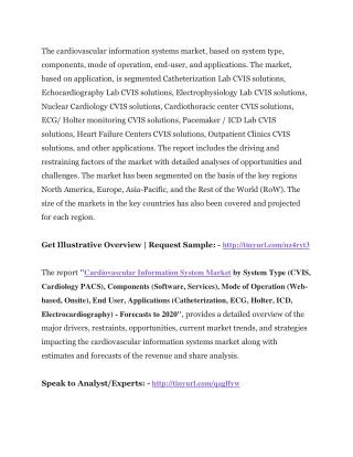 Cardiovascular Information System Market