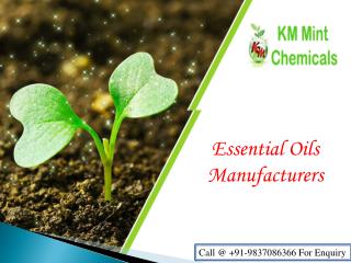 Essential oils Manufacturers