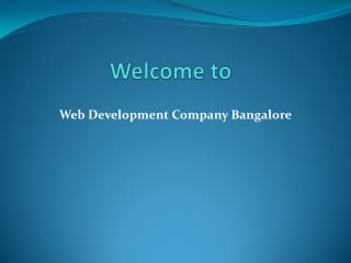 Web Development Company Bangalore