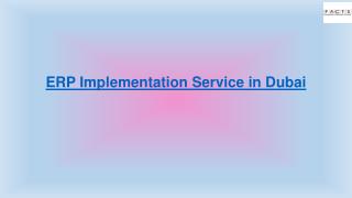 ERP Implementation Service in Dubai