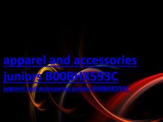 apparel and accessories juniors B00BHX593C