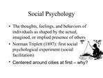Social Psychology