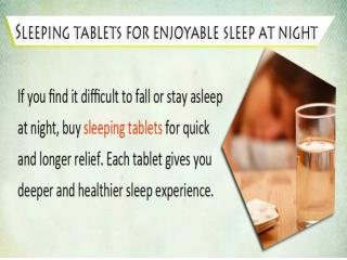 Buy Sleeping Tablets