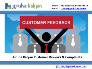 Gruha Kalyan Complaints