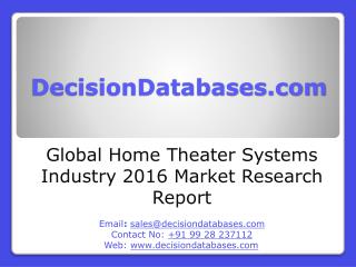 Global Home Theater Systems Industry Share and 2021 Forecasts Analysis