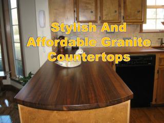 Stylish And Affordable Granite Countertops