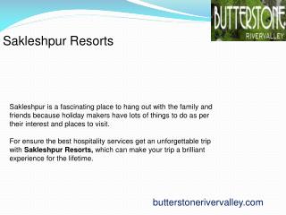 Sakleshpur Resorts