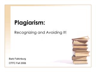 Plagiarism: