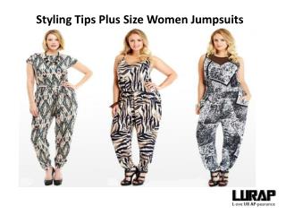 Styling Tips for Plus Size Women Jumpsuits