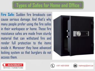 Mahmayi Office Furniture - Electronic and Digital Safes