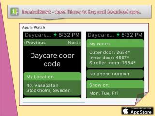 Daily Reminder App - iPhone iPad