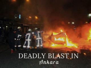 Deadly blast in Ankara