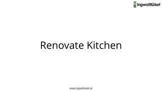 Renovate Kitchen With Kitchen Renovation Expert