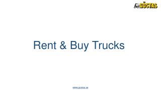 Buy or Rent Trucks in Sweden