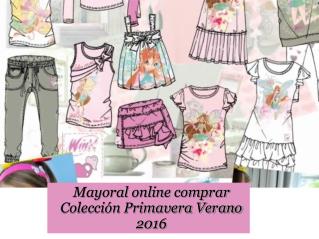 Mayoral online comprar Colección Primavera Verano 2016