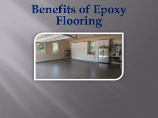 Benefits of Epoxy Flooring