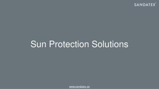 Sun Protection Solutions