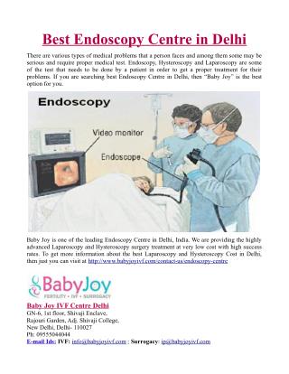 Best Endoscopy Centre in Delhi