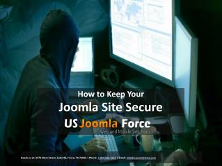 How to Keep Your Joomla Site Secure