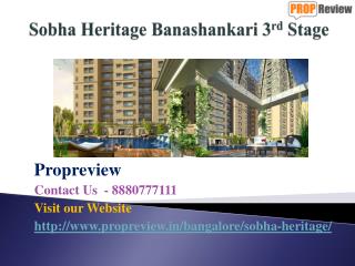 Sobha Heritage