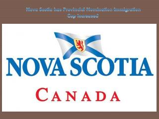 Nova Scotia has Provincial Nomination Immigration Cap Increased