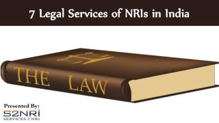 7 legal services of nris in india