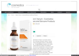 Vitamin c Serum Benefits Cosmedica-Skincare