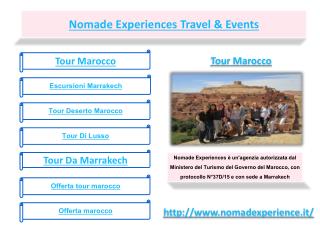 Tour Marocco