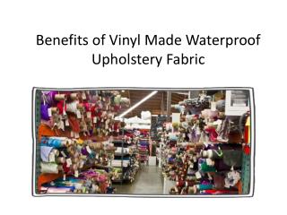 Waterproof Upholstery Fabric