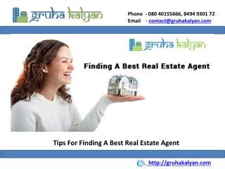Tips For Finding A Best Real Estate Agent