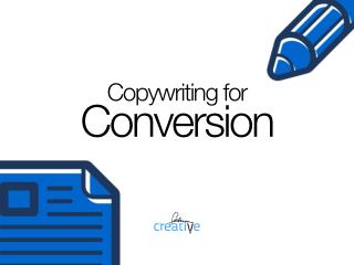 Copywriting for Conversion