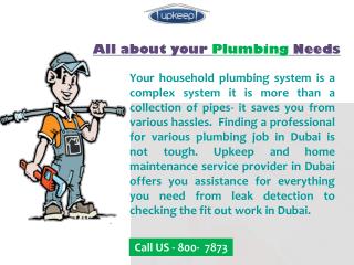 Superb Fit Out Work and Plumbing Job in Dubai