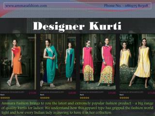 Designer Kurti Online - Fashion Kurti Online - Ammara Fashion