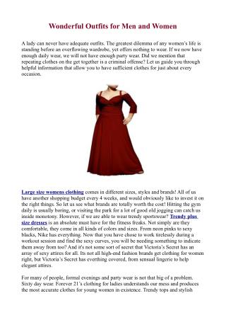 Plus size dresses for women