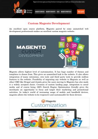 Custom Magento Development