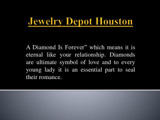 Ultimate Symbol Of Love - Diamond Rings Houston