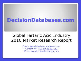 Global Tartaric Acid Market 2016-2021