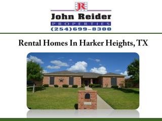 Rental Homes In Harker Heights, TX