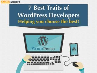 7 Best Traits Of WordPress Developers