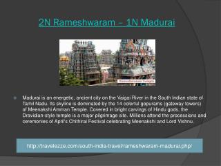 2N Rameshwaram – 1N Madurai