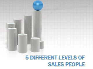 5 Different Levels of Sales People