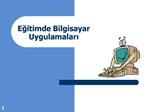 Egitimde Bilgisayar Uygulamalari