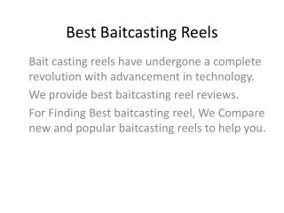 Best baitcasting reels