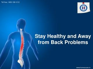 Homeopathy Treatment for Back problems