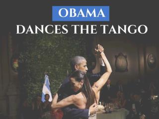 Obama dances the tango